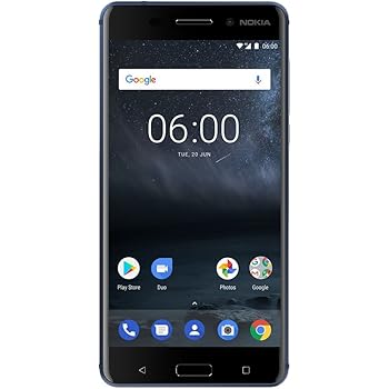 Nokia 6 - 32 GB - Dual Sim Unlocked Smartphone (AT&T/T-Mobile/Metropcs/Cricket/Mint) - Update To Android 9.0 Pie - 5.5" FHD Screen - Blue - U.S. Warranty