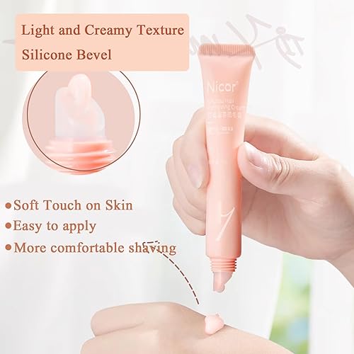 Miniatura 7 de Kit de crema depilatoria facial, removedor de vello íntimoprivado, loción de crema depilatoria sin dolor para cara, piernas, brazos, axilas y todo
