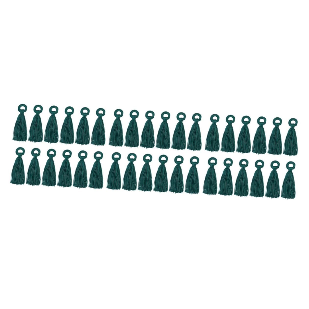 NUOBESTY Stk Ring Quaste Anhänger schlüsselanhänger merksam fußkettchen anklet Halskette Anhänger fußringe handtasche lesezeichen seidig kleine Quasten Telefon Handy schmücken Polyester