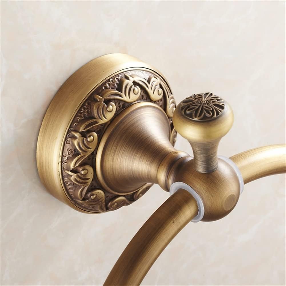 Bathroom Bath Towel Holder, Hand Towel Ring, Euro Style Wal-Mount Antique Bronze Towel Ring, Classic Accessories, Bath Towel Holder, Bath Hardware,B-A (A A)