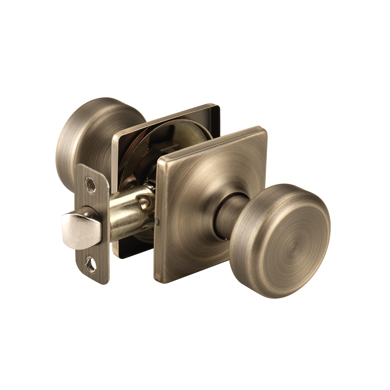 Black Door Knobs - 6 Pack Privacy Knobs -8