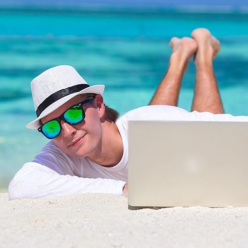 Miniatura 2 de Suministros para regalos de fiesta de colores neón Paquete de 8 gafas de sol unisex