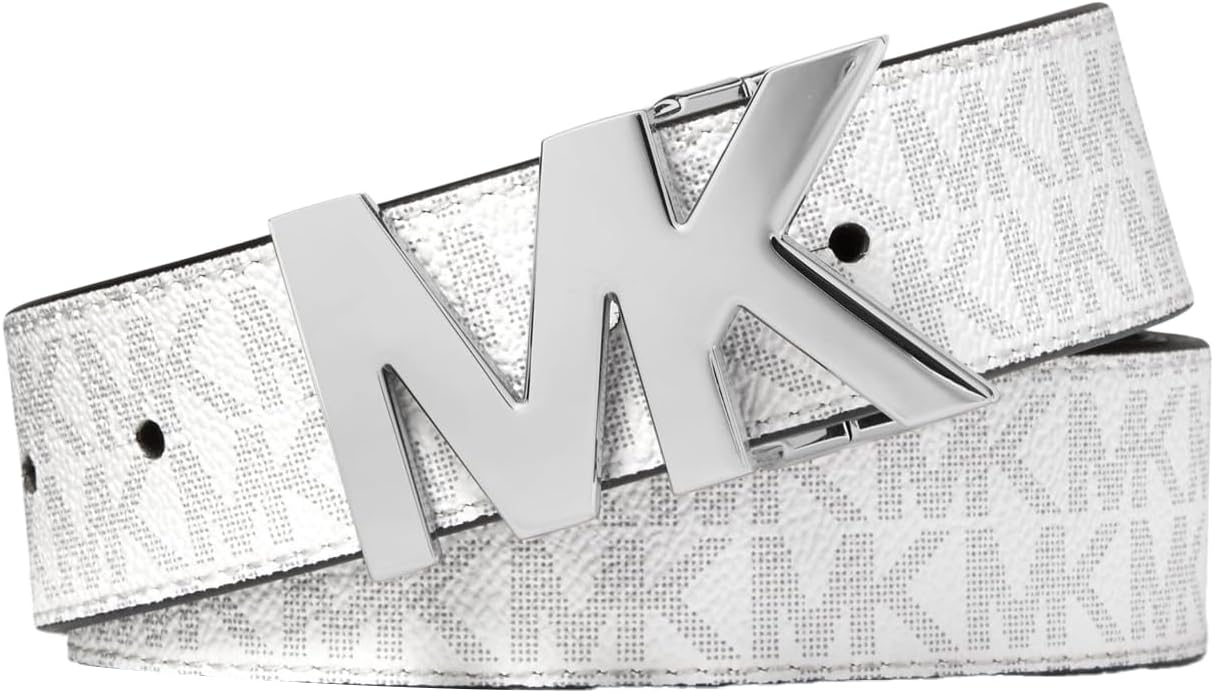 Michael Kors mens 34mm Reversible Mk Buckle Belt - Image 3