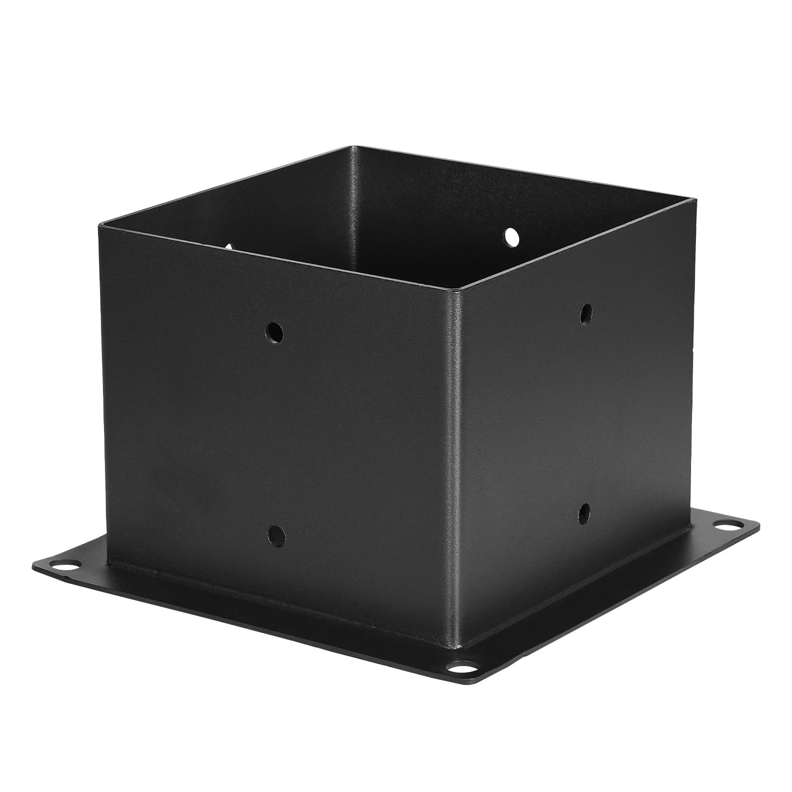 VEVOR Pfostenverbinder, Pfostennecke für 142 x 142 mm Pfosten, inkl. 4 Stk.3-Wege-Hochleistungs-Eckhalterung & 4 Stk. Pfostenträger, Pergola-Halterung-Set für Pavillons, Terrassenpergolen
