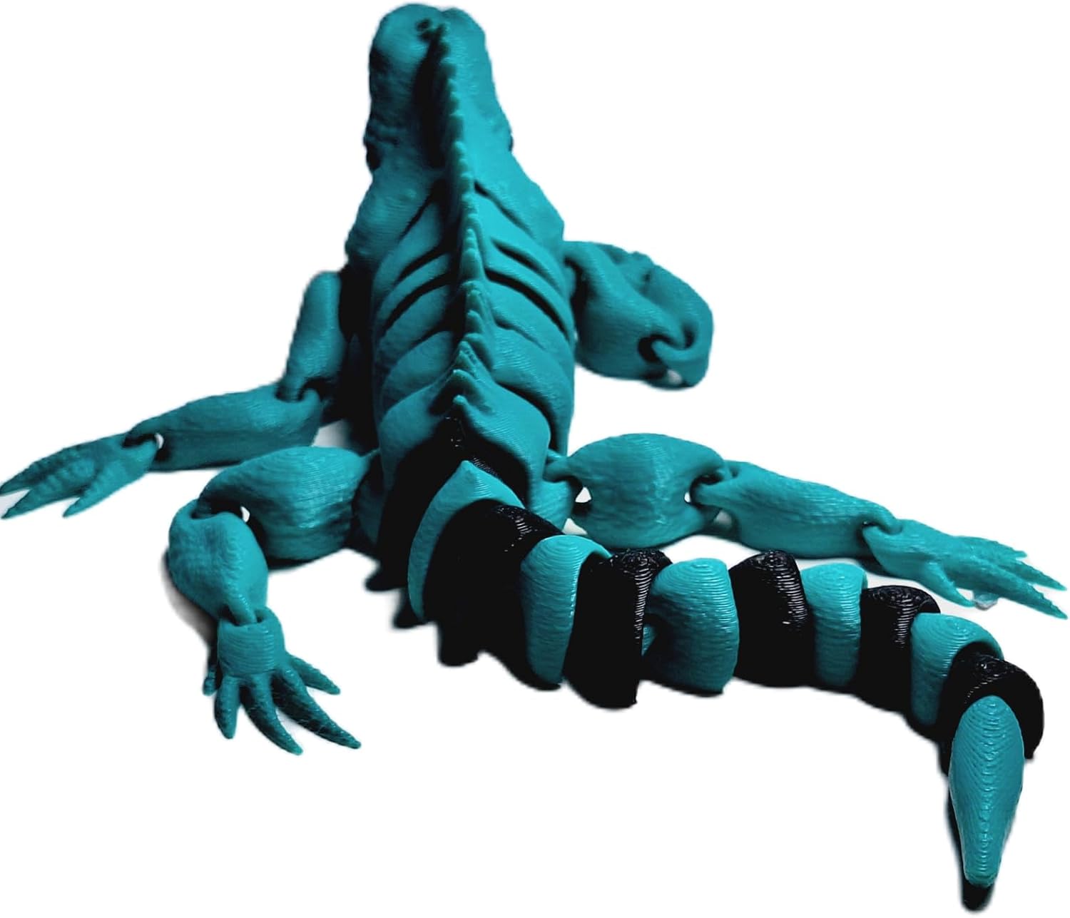 Fleximech Iguana Articulated 3D Printed 7.5" Lizard Fidget Desk Decor Toy