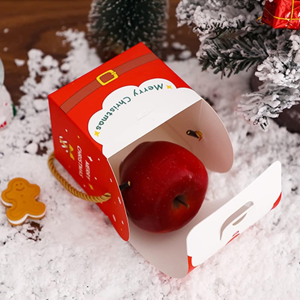 DZOZO 24 Pcs Christmas Candy Boxes Christmas Treat Boxes Present Boxes Christmas Party Gift Boxes Christmas Boxes Cookie Boxes for Xmas Party Decoration Xmas Cupcake Sweets Boxes - Image 4