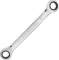 Vista 13 de Llave de trinquete de extremo de caja doble 0.551 in x 0.669 in métrica 72 dientes 12 puntos trinquete engranaje herramientas de llave de engranaje