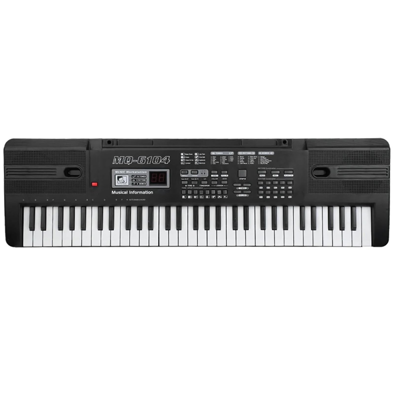 Elektroniczny Instrument Fortepianowy Przenośna 61 Klawiszowa Cyfrowa Elektroniczna Klawiatura Organowa Z Mikrofonem