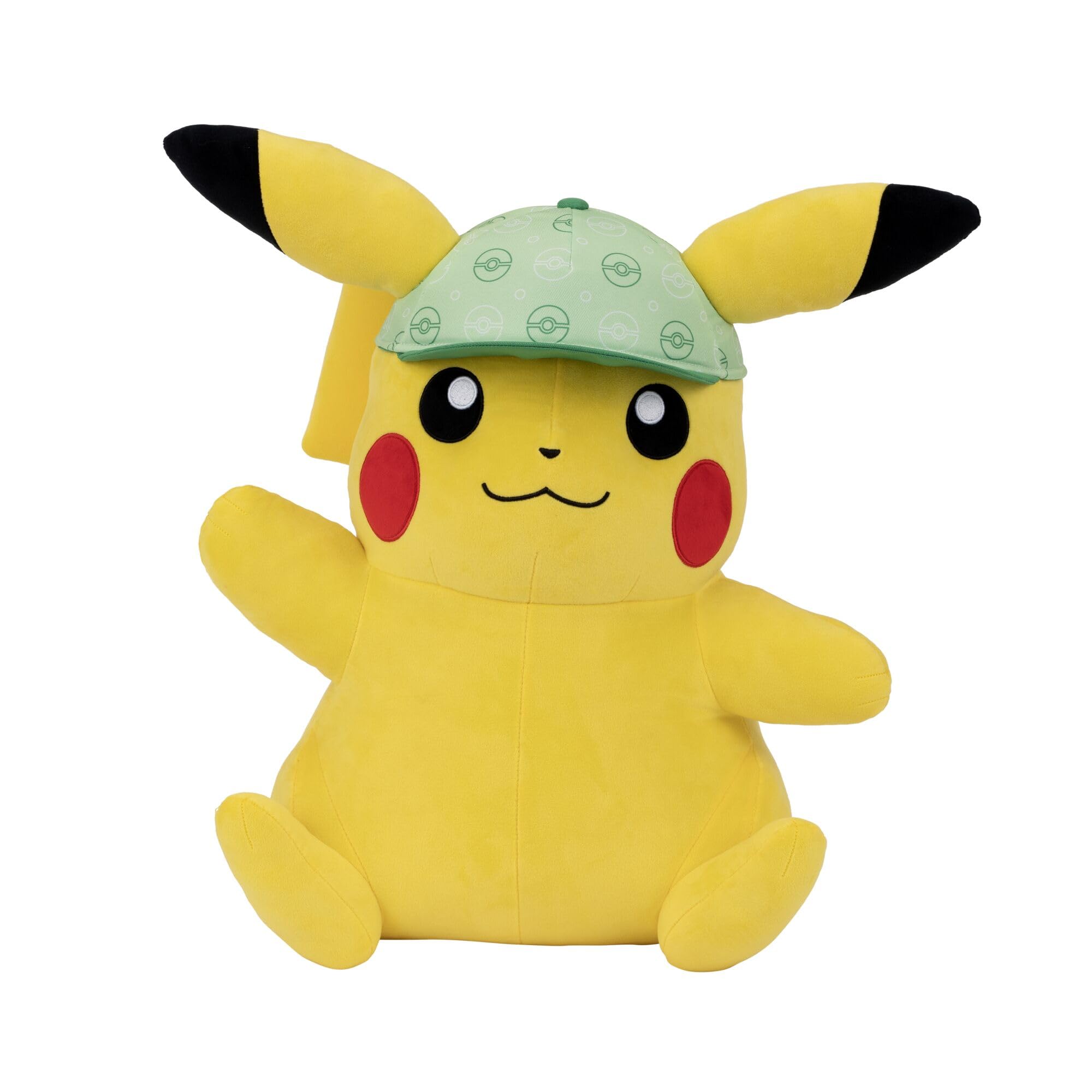 Pokémon PKW5025-60 cm Plüsch - Pikachu mit Mütze
