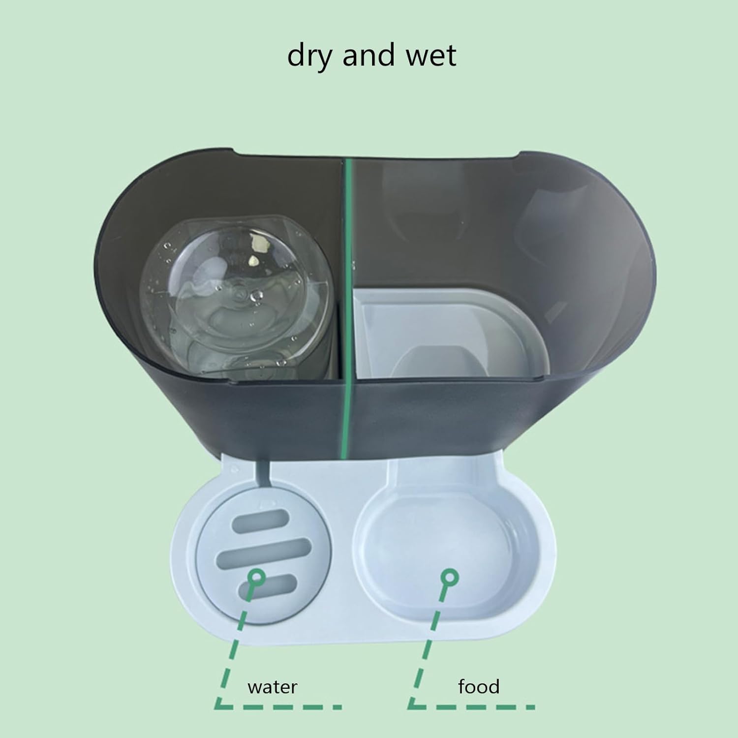 Large Capacity Pet Feeders Feeding Bowl Dog Food Bowl Small Dog Food Container Pet Feeders