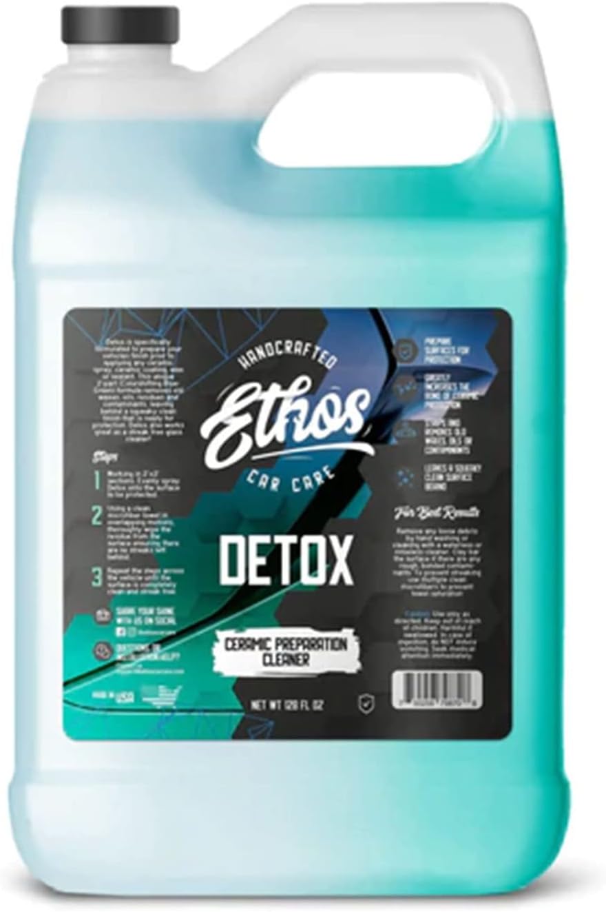 Ethos Detox Ceramic Coating Prep Spray, Panel Wipe, Glass