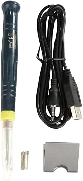 Portable USB Soldering Iron, Electric Iiron Welding Pen Home Welding Repair Tool, 5V 8W USB Portable Soldering Iron Kit Rechargeable for Small Parts and Other Small Welding Works