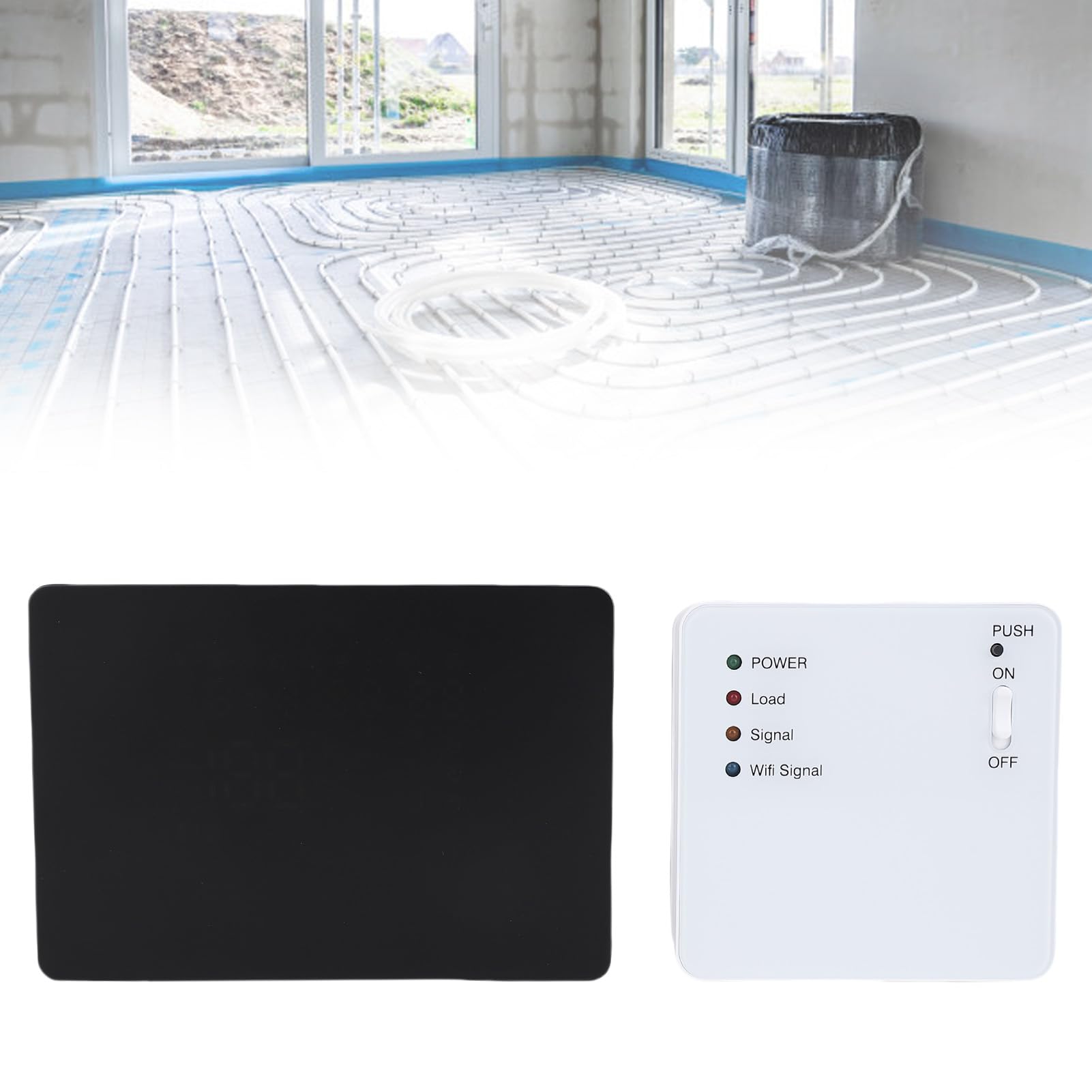Termostato Smart WiFi, Controlador de Temperatura Inalámbrico con App, Termostato Digital, Control Preciso para Calefacción por Debajo del Suelo, Baños, Cocinas y más