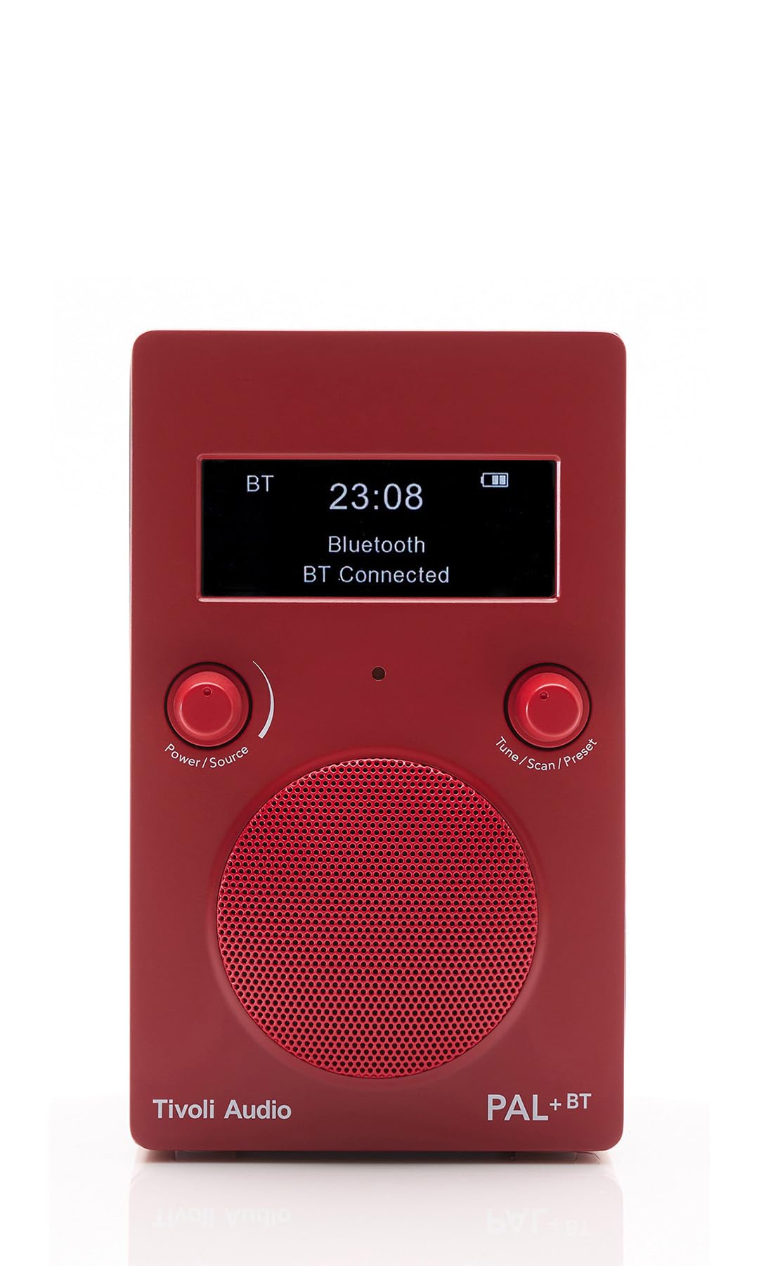Tivoli Audio PAL+ BT (Gen 3) Radio FM Bluetooth Portable/USB-C (Red)