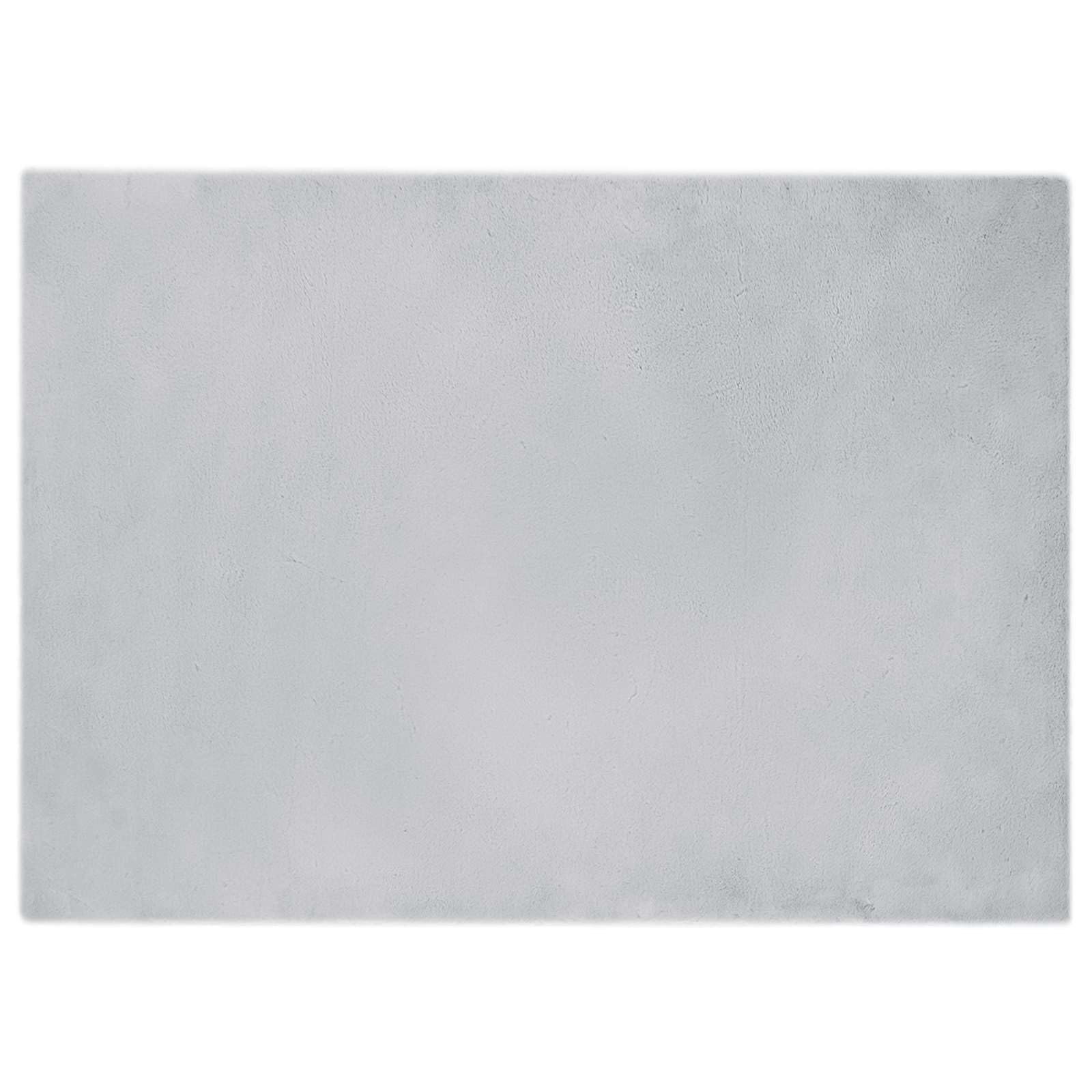 Tapis de salon XXL Olite fausse fourrure de lapin aspect luxe