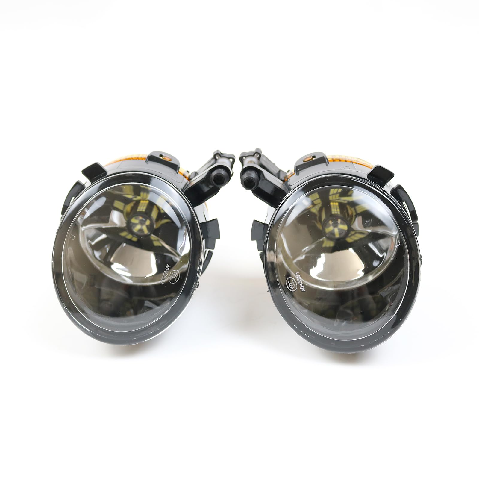 Generic Car Front LED Fog Light With 8W LED Bulbs 6J0941701 6J0941702 FFor Seat Leon 2006 2007 2008 2009 2010 2011 2012 2013, Black