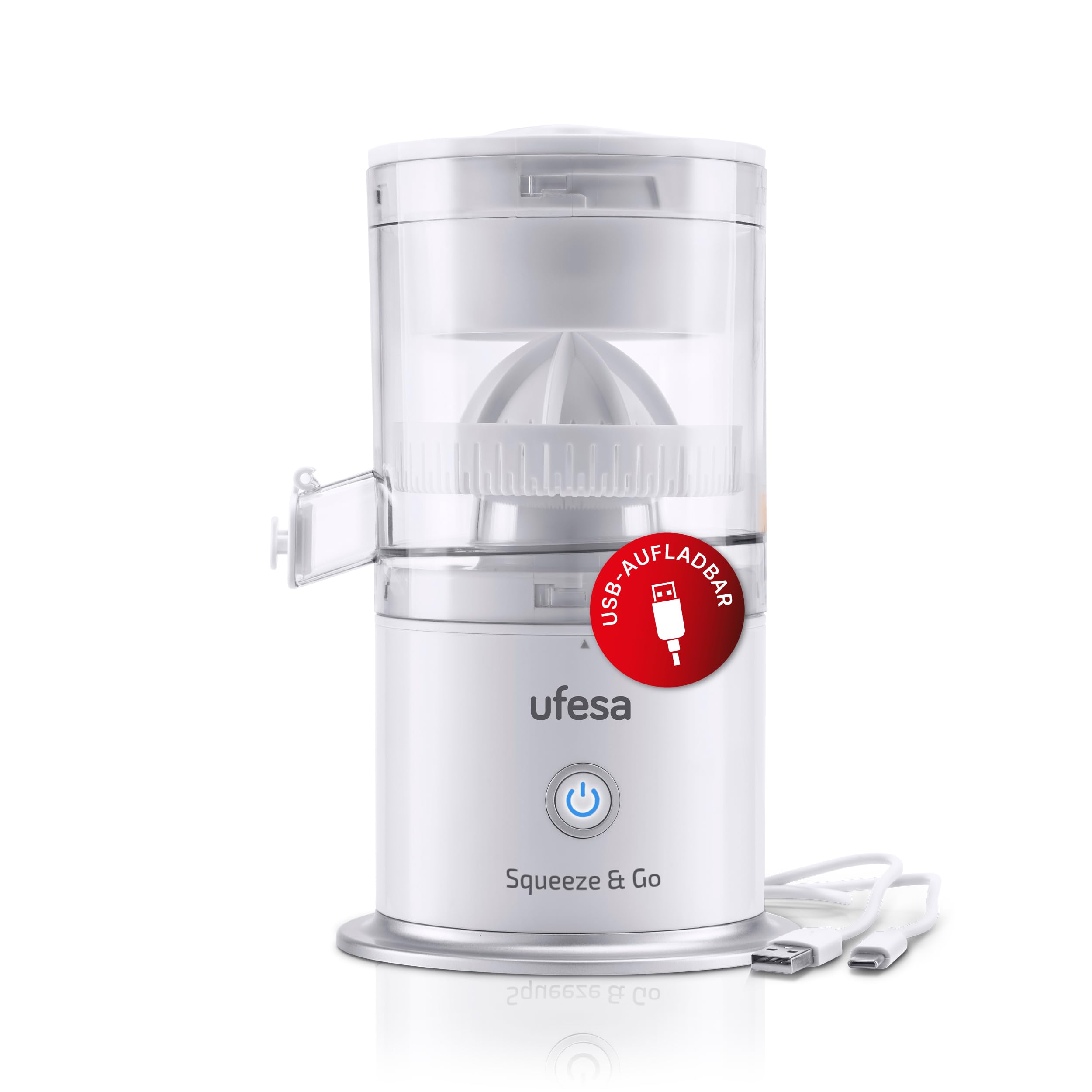 Ufesa Electric Juicer Squeeze & Go White 45 W-image-43