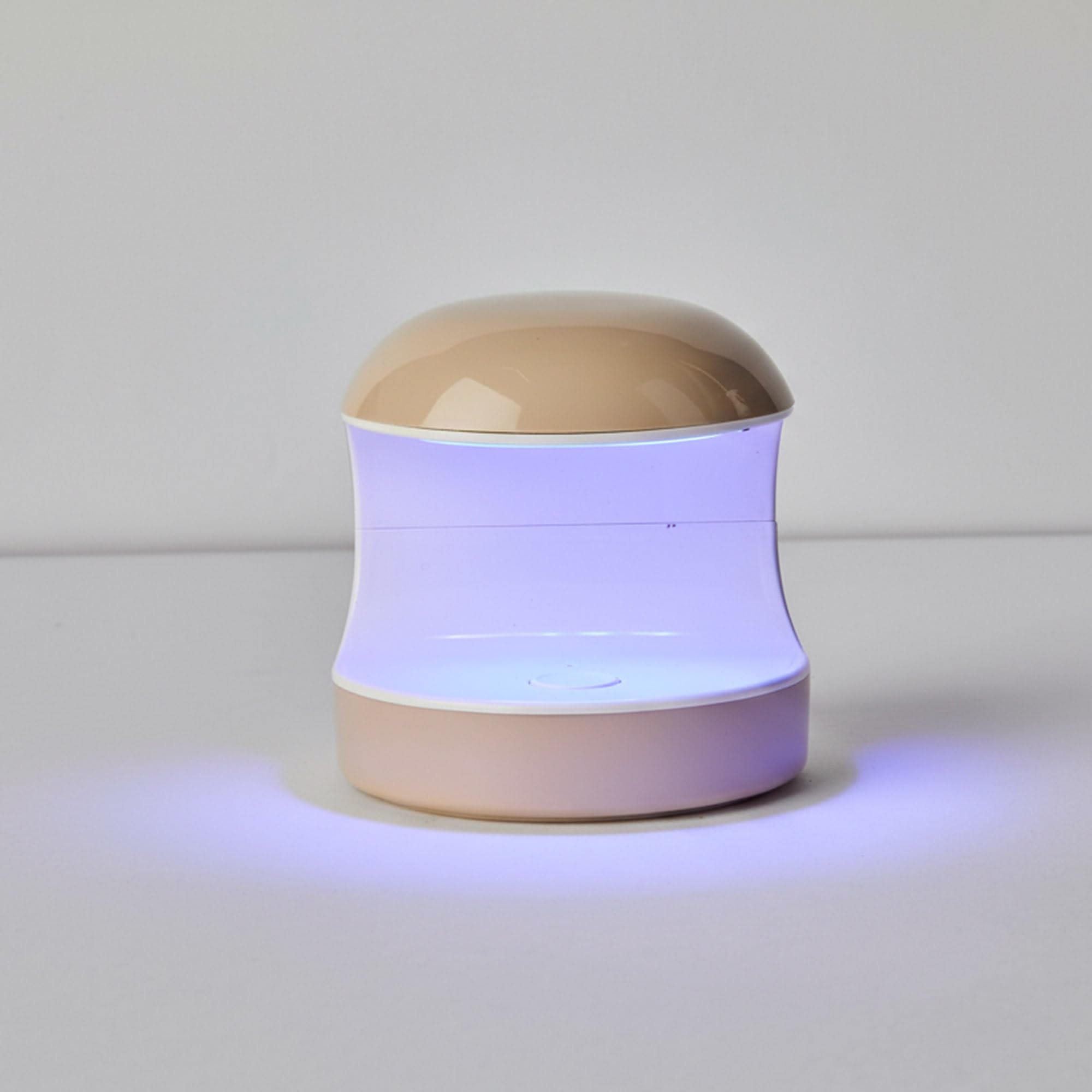 Nyra Mini Lampada per Unghie UV/LED, 5W, Asciugatore Ultracompatto con 5 LED, Timer 60s, Sensore Automatico, Alimentazione USB, per Smalto Gel
