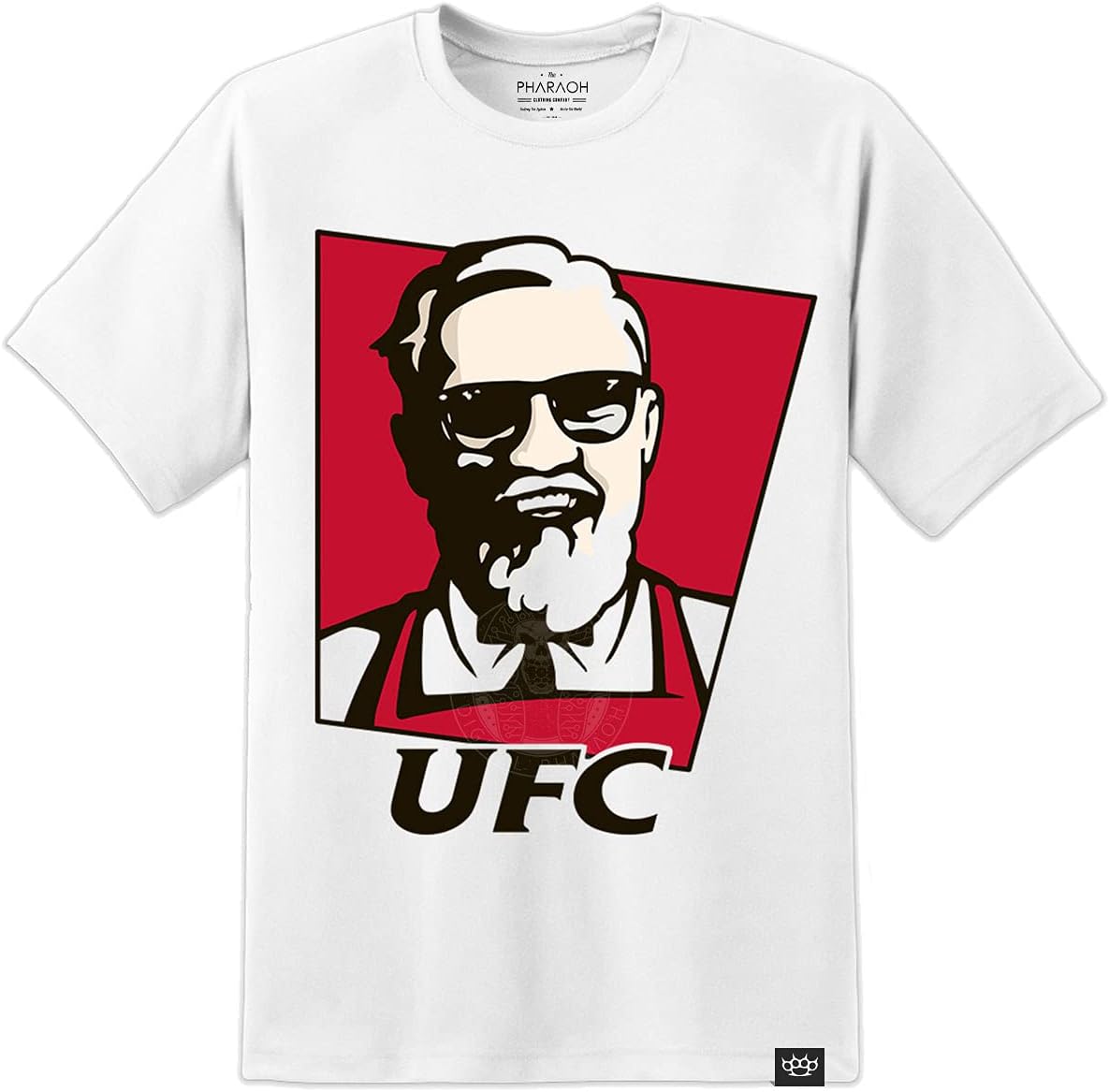Mens Connor McGregor UFC Funny KFC T Shirt MMA Gym Wear Fitness BJJ Ju Jitsu