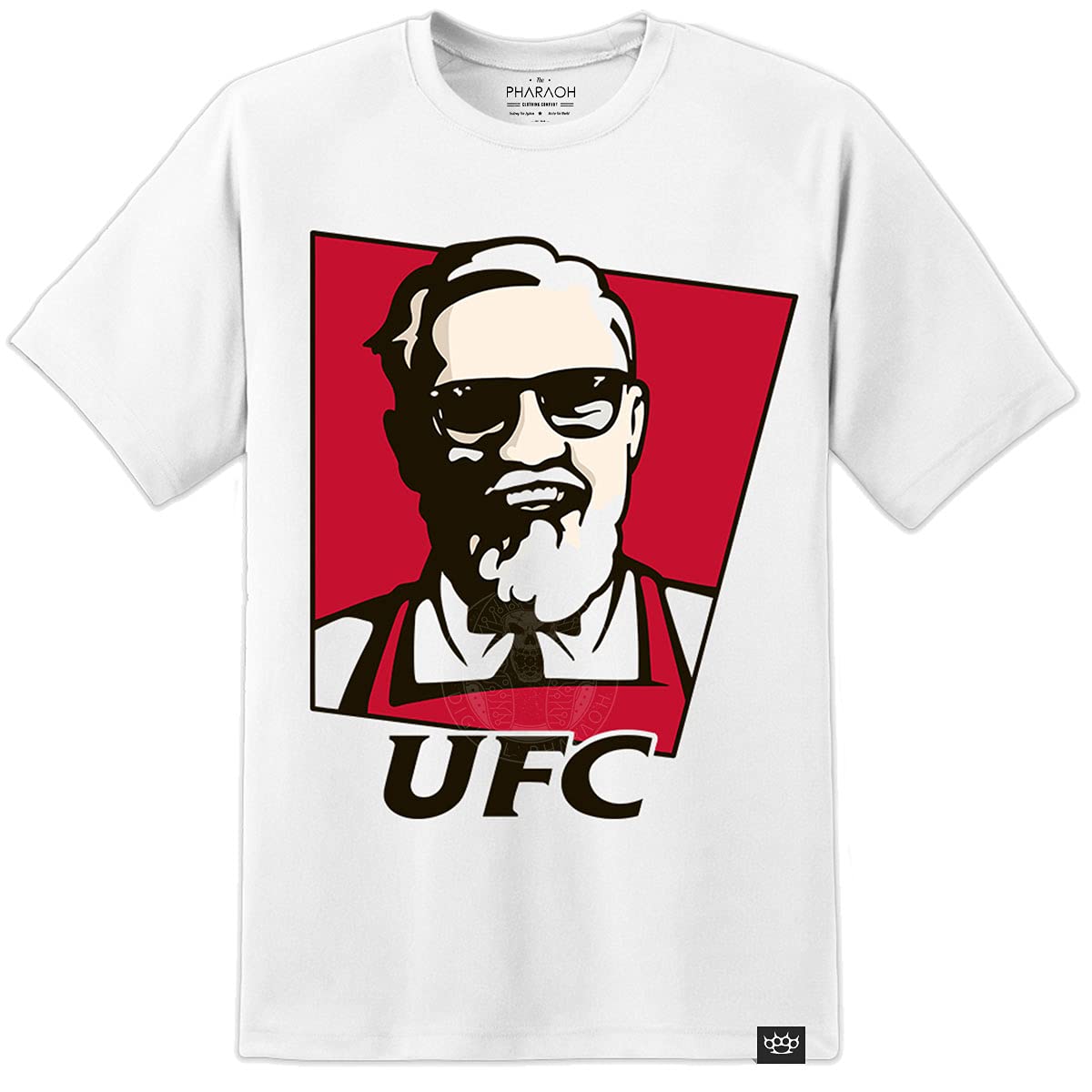 Mens Connor McGregor UFC Funny KFC T Shirt MMA Gym Wear Fitness BJJ Ju Jitsu
