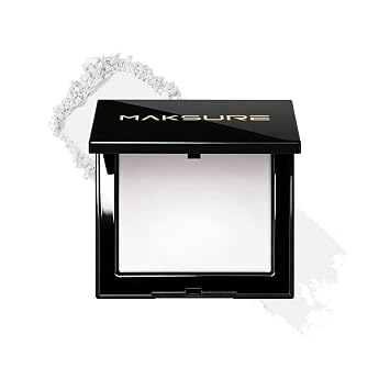 Long-Lasting Pressed Powder - 24HR Oil Control, Waterproof & Matte Finish, Pore-Blurring, Lightweight & Breathable Vegan Formula for Sensitive Skin 250 g Translucent