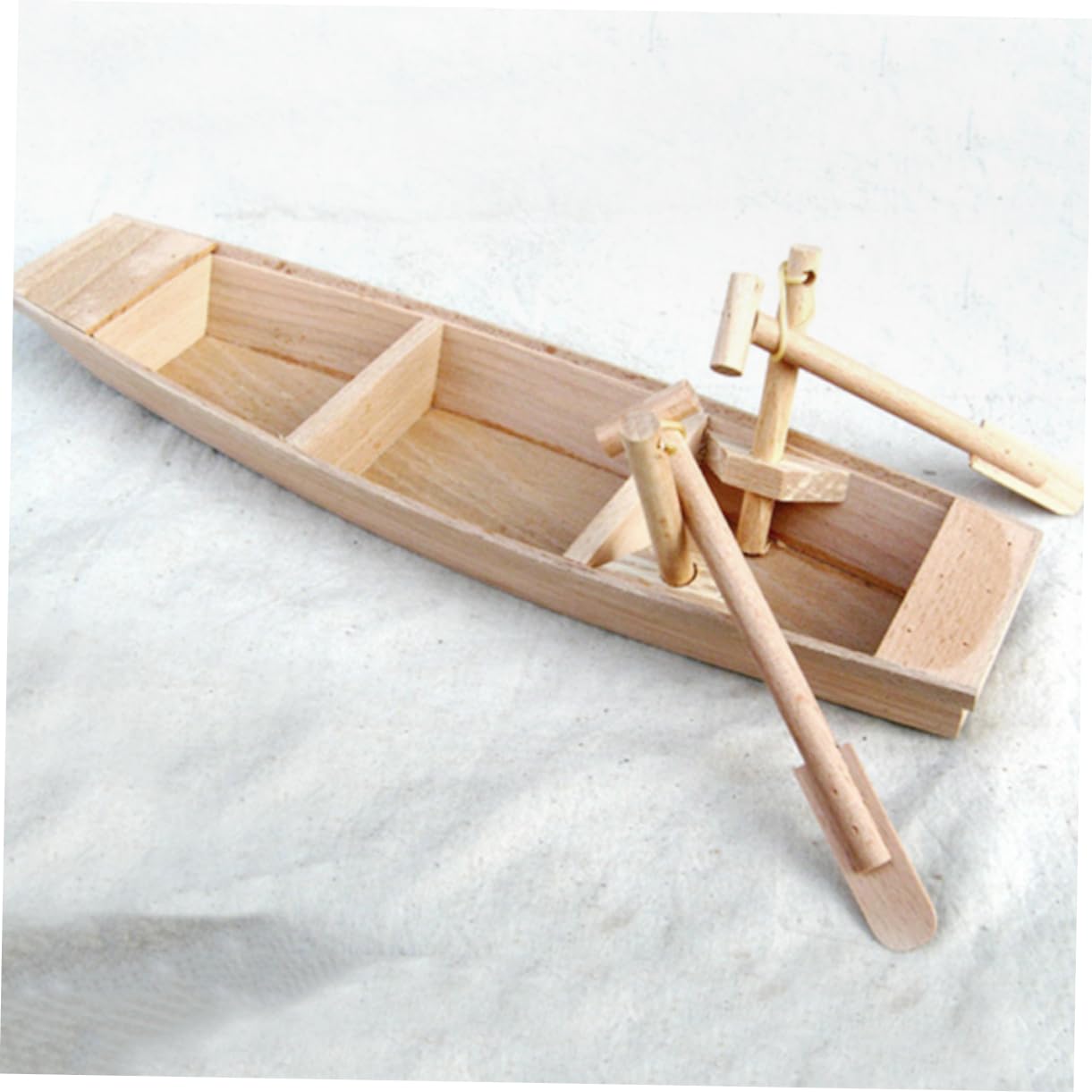 BESPORTBLE 3Pcs Wooden Boat Model Rustic Crafts for Home Decor Unique Nautical Ornament for Living Bedroom Present for Model Collectors