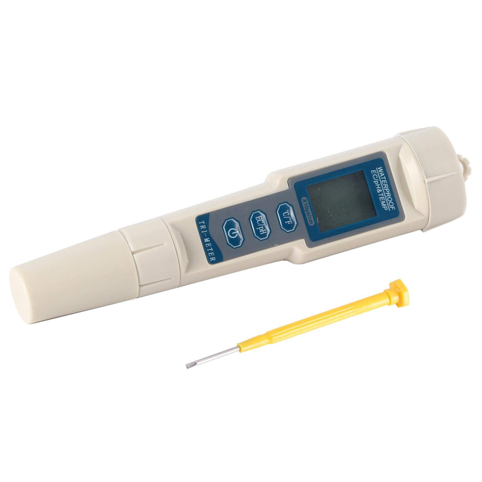 Medidor de PH, 3 in 1 PH Meter, Medidor de Conductividad de Agua, Probador de Calidad del Agua PH con Monitor Portátil 3 en 1, Medidor de PH Digital PortáTil para Agua Potable, Acuario, Piscina, SPA