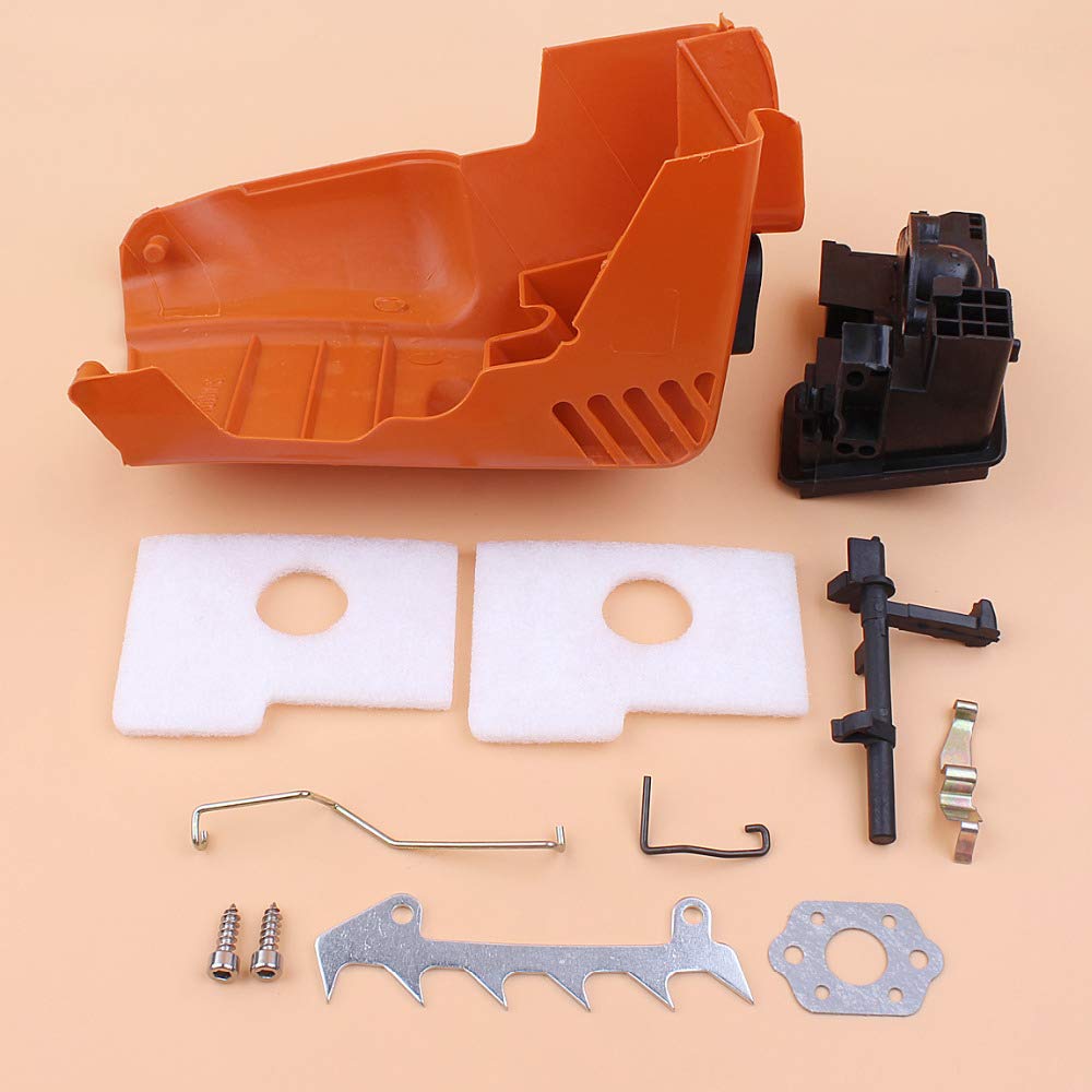 Kit de Varilla Eje Punta Parachoques Filtro Aire Compatible con MS180, MS170, 018, 017, MS 180, repuestos for Motosierra Gasolina