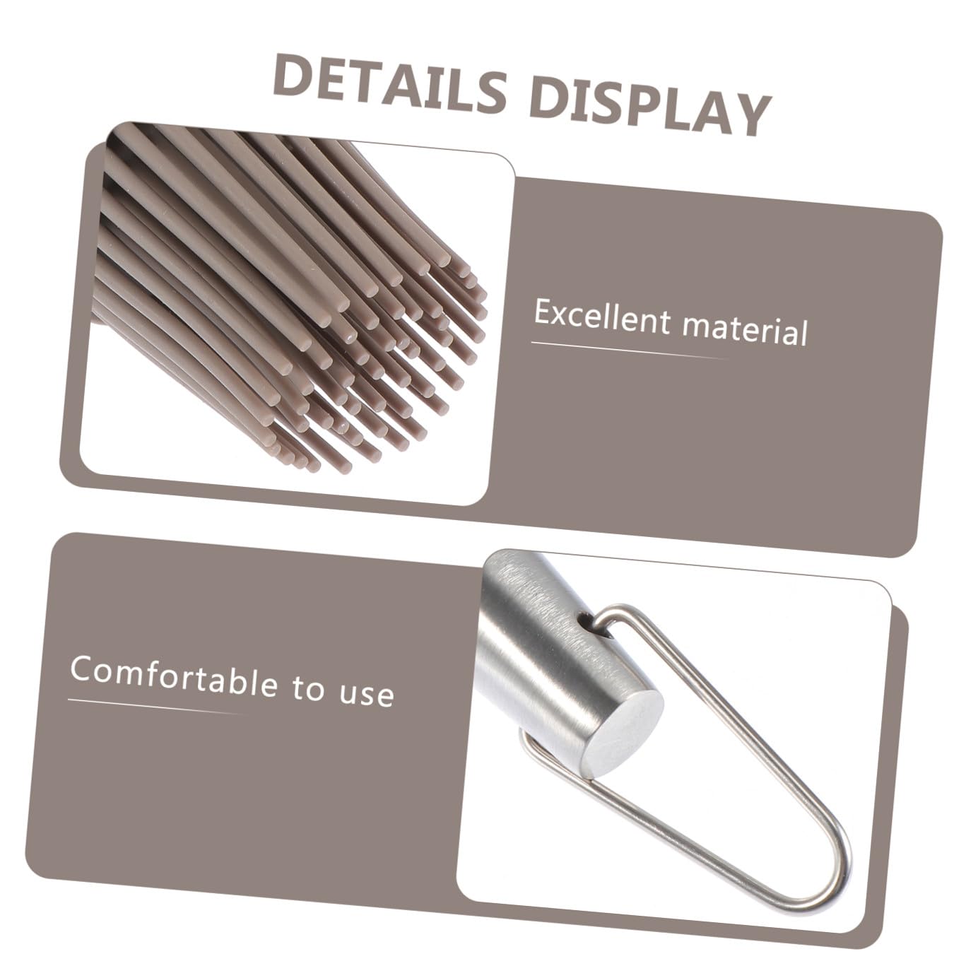 Stainless Steel Silicone Basting Brush for Grill and Pan