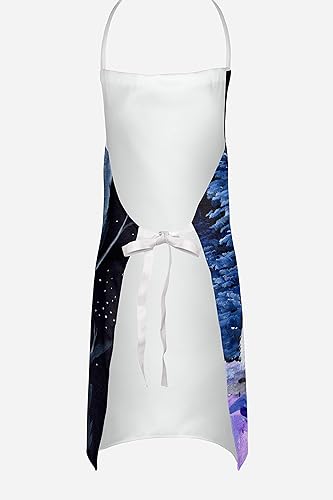 Miniatura 4 de Caroline's Treasures SS8400APRON Starry Night Siberian Husky Delantal de Cocina, Servidor de Cocina, Hornear Manualidades Jardinería para Adultos
