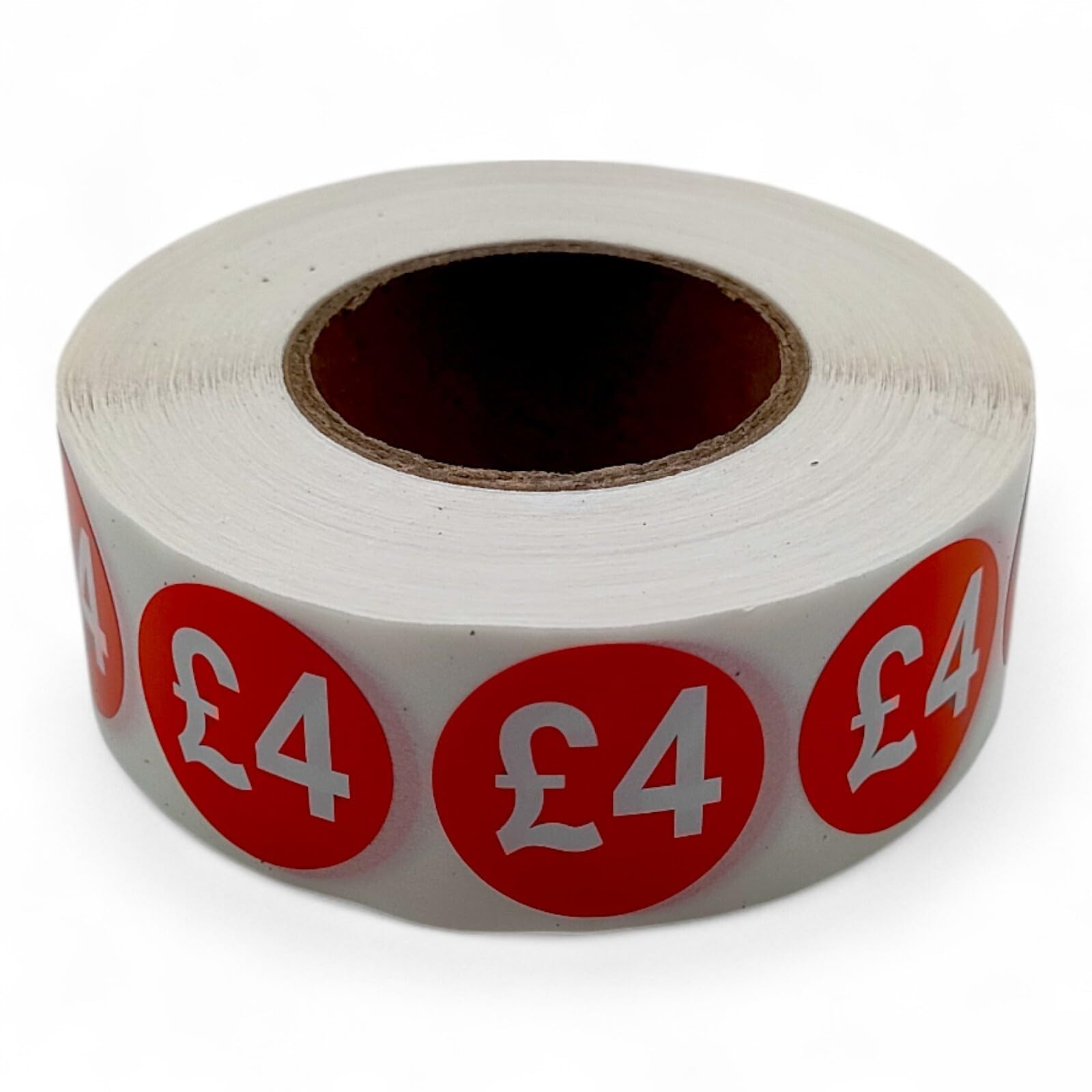 Price Stickers - 1000 Stickers - 25mm Red Self Adhesive Sticky Labels Rolls £4