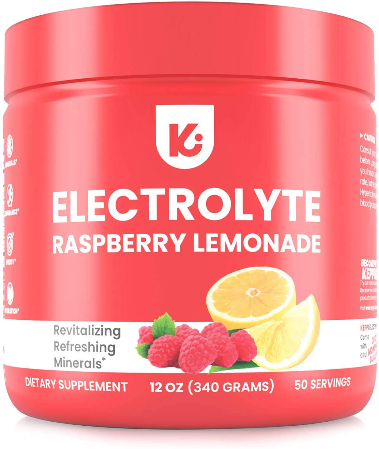 KEPPI Keto Electrolytes Powder 50 Servings No Sugar Alcohols or