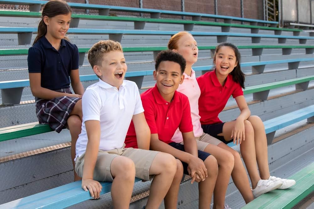 French Toast Girls' Flat Front Short (Khaki or Navy) School Uniform: Clothing, Shoes & Jewelry