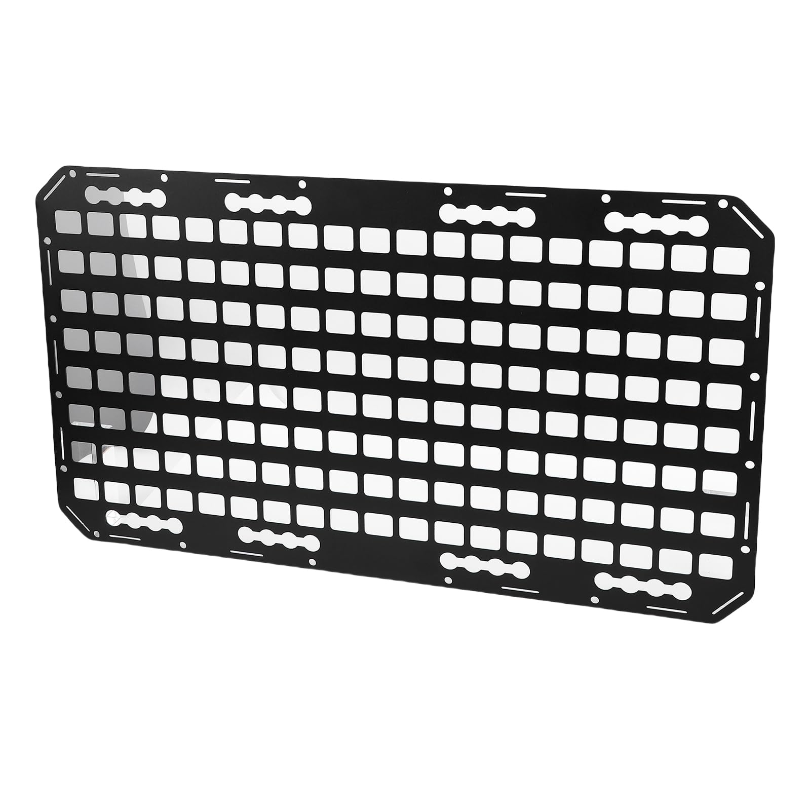 Ausla Panneau Molle pour Camion, Support Modulaire en Aluminium pour Un Stockage Efficace du Fret, Organisation 432x768mm pour Pick-up, SUV, Camping-Car