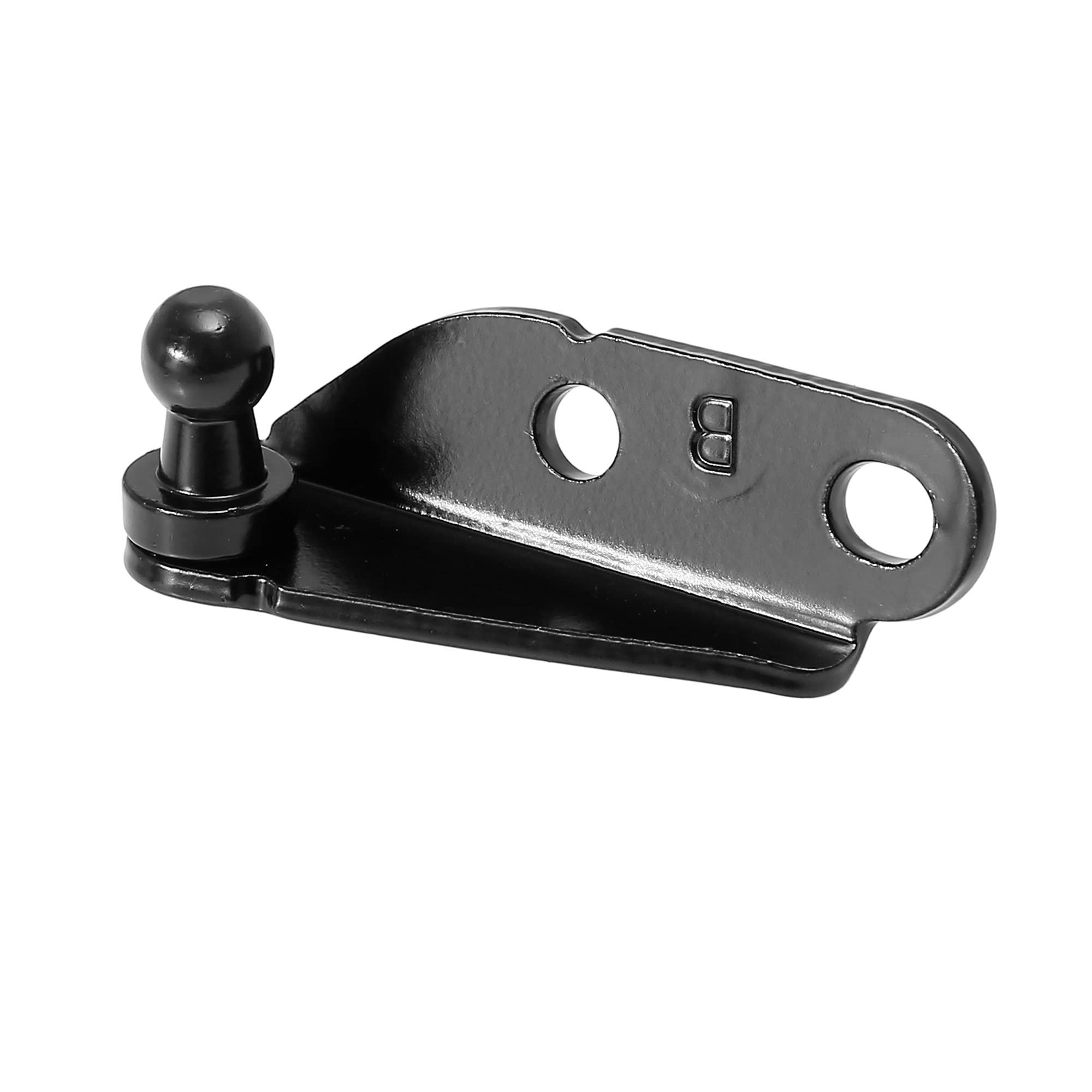 X AUTOHAUX 2 Paar 10 mm Fahrzeug-Kugelbolzen-Montagehalterungen schwarz für Gasdruckfedern Stoßdämpfer