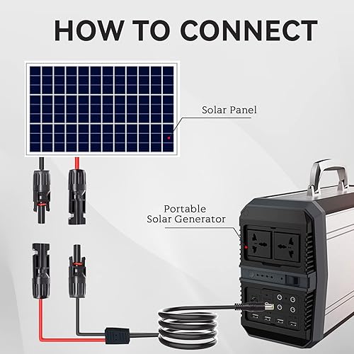 Miniatura 10 de Goupchn Conector de panel solar a CC de 0.217in x 0.083in Cable de extensión adaptador de 13 AWG con CC de 0.315in, adaptador de CC de 0.157in x