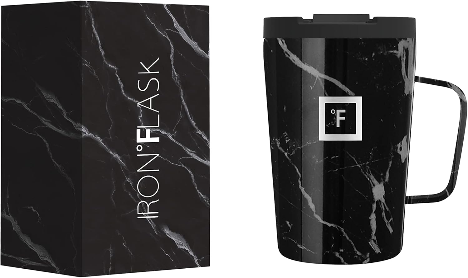 IRON °FLASK Grip Coffee Mug 2.012 Oz, Leak Proof, Vacuum Insulated Stainless Steel