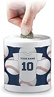 Vista 1 de Banco de monedas de jersey de béisbol personalizado