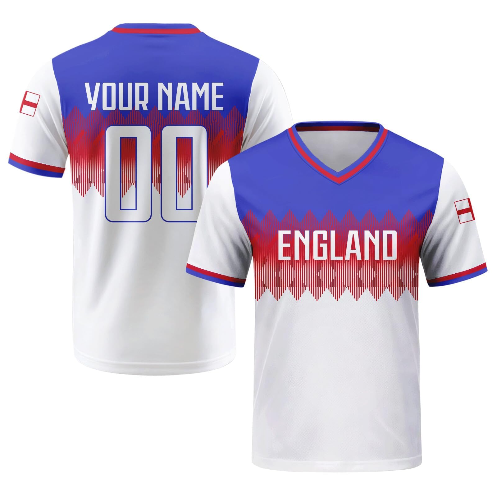 Custom 2026 National Soccer Jersey for Men Personalised Football Team Uniforms Jerseys Shirts Women Unisex A25 England Jerseys — image 1