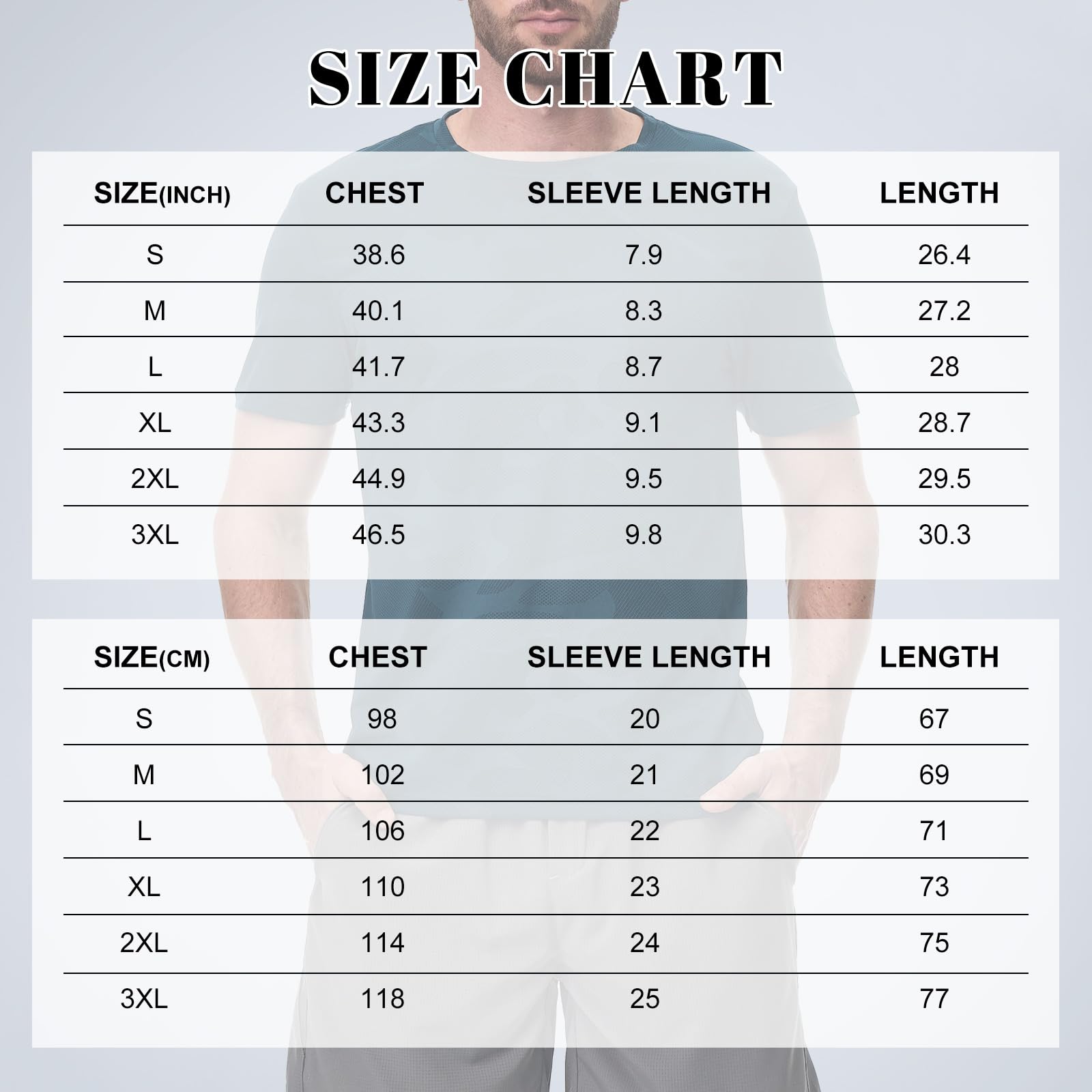Superora Paquete de 3 camisetas deportivas para hombre, de secado rápido, para correr, entrenamiento, manga corta, malla transpirable con patrón de camuflaje jacquard — view 7