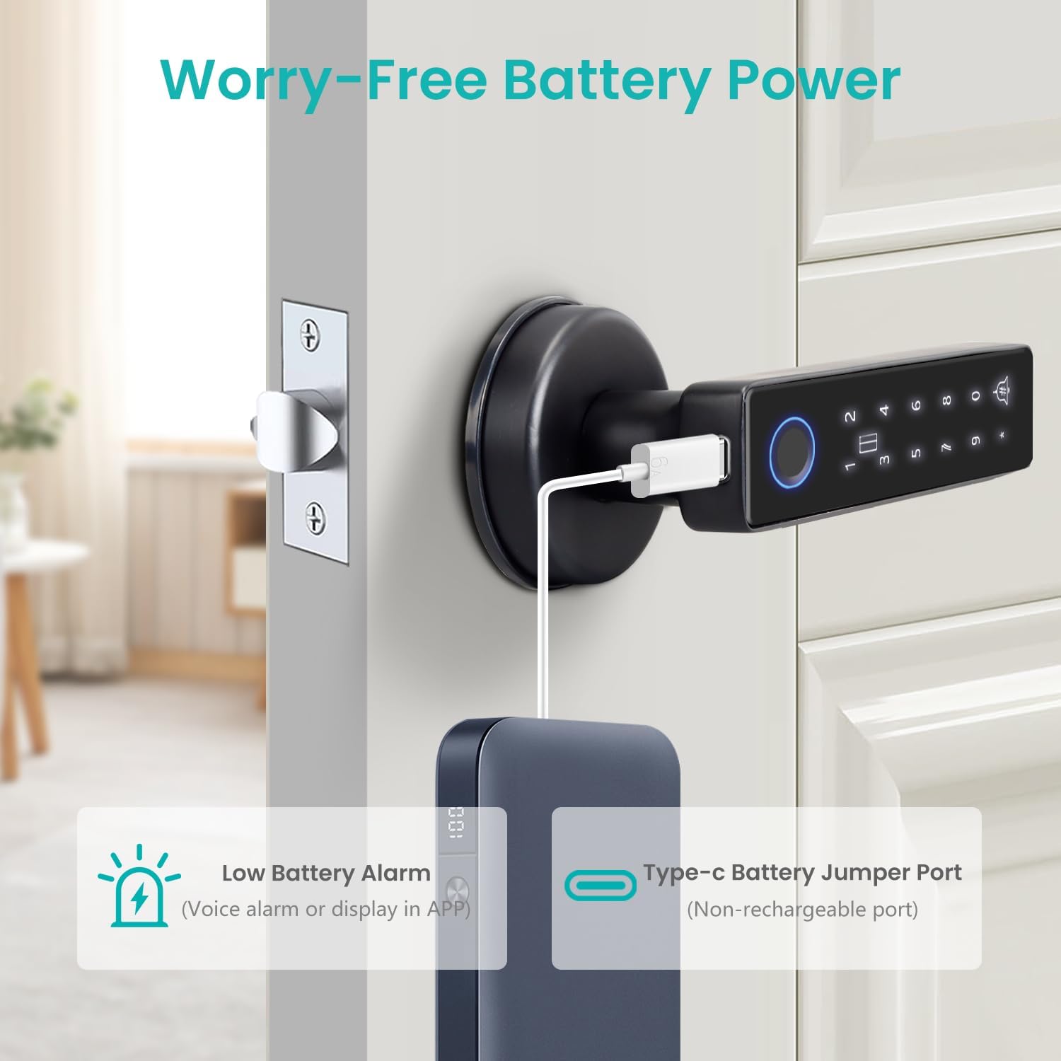 Kuelor Fingerprint Door Lock - Keyless Entry -6