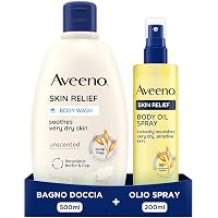 Aveeno Skin Relief Set Corpo donna con Bagnoschiuma lenitivo senza sapone e profumo