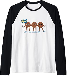 Köttbullar Raglan Baseball Tee