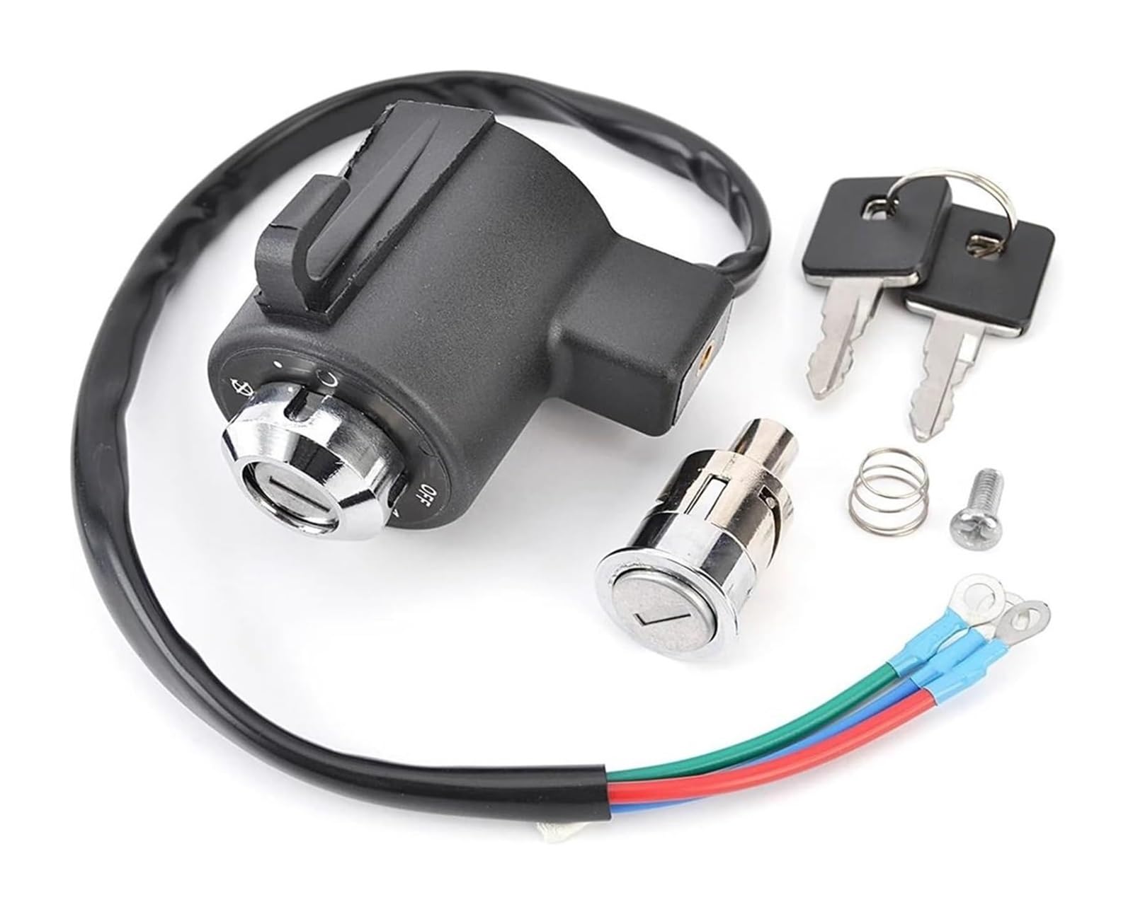 Cerradura De Encendido para Sportster para XL883 para XL883C 1999-2005 Accesorios De Interruptor Arranque Juego Llaves Bloqueo Tapa Combustible Encendido Motocicleta