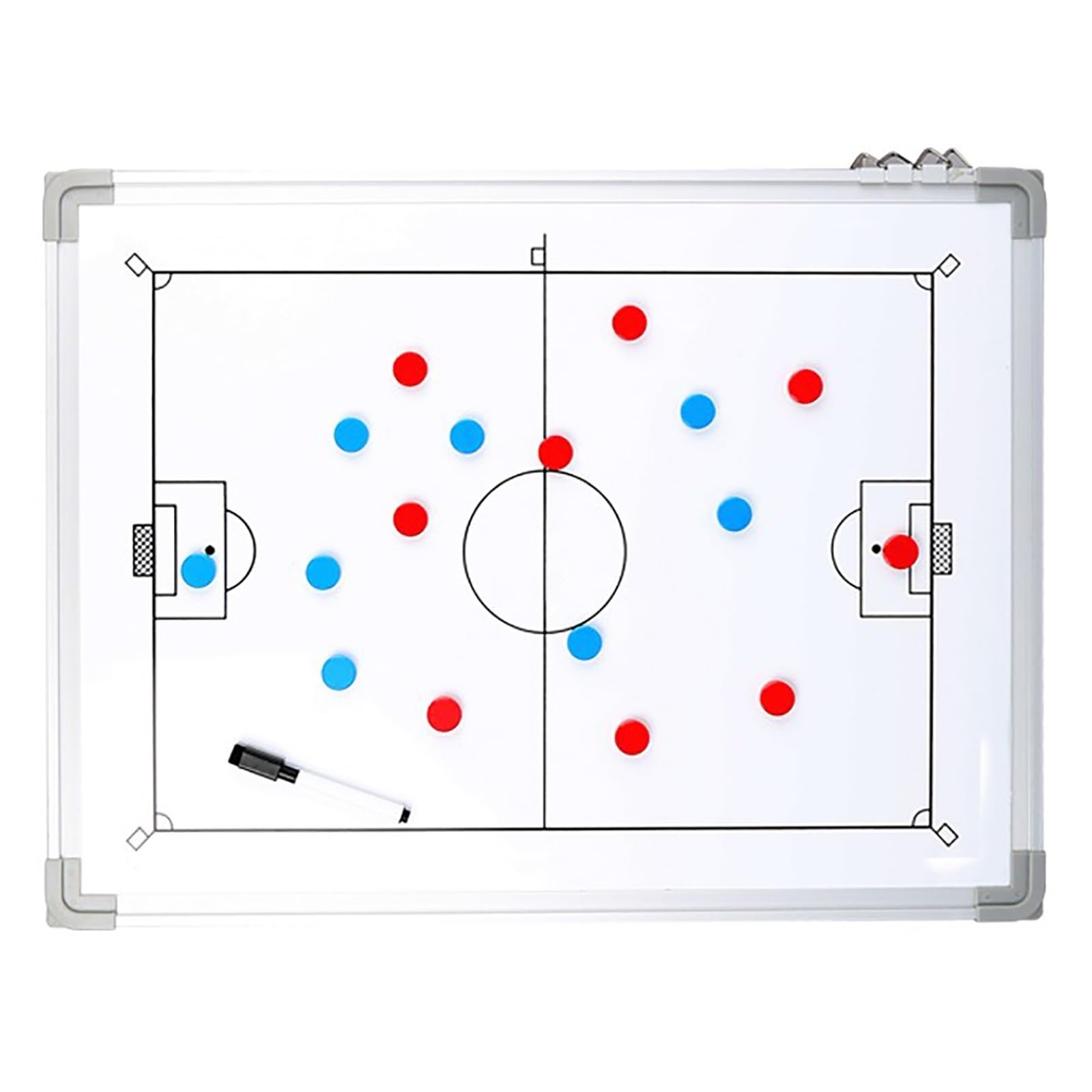 Lavagnetta Strategie di Calcio, Lavagna Calcio Allenatore con Penna Magneti con Penna, Resistente e Durevole, Design Appendibile, per Allenamento Competizione