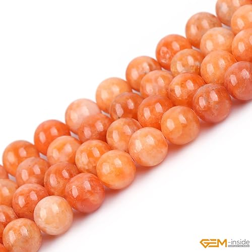 Miniatura 408 de GEM-Inside - Cuentas sueltas de piedra de lava negra natural de 0.315 in para hacer joyas, 15 pulgadas Cordierita de grado A