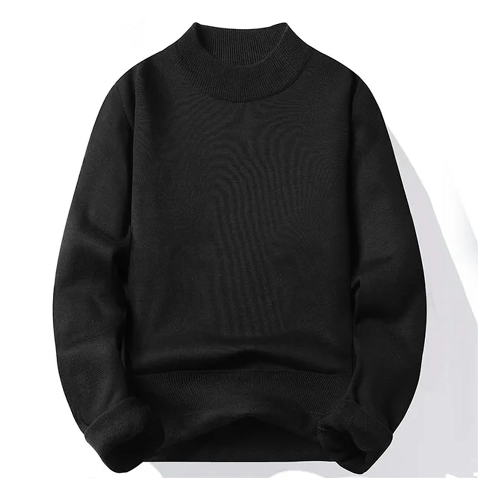 MdybF Jersey de Hombre Men's Informal Slim Fit Basic Turtleneck Sweater High Collar High Collar Tops Machos