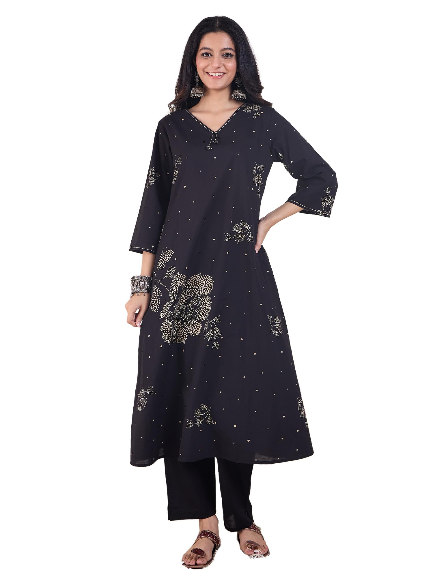 indo era Women's Cotton Ethnic Co-Ord Set | Kurta Pant Set | Stylish Cotton Suit Set for Women,11809 | Co Ord Set For Women Stylish |-picture-37