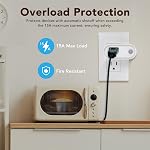 NEO Z-Wave Plus Intelligent Mini Plug, Outlet compact Z-Wave pour l'automatisation à domicile, Fonctions avec Smartthings, Fonction de base On/Off, 500 S2