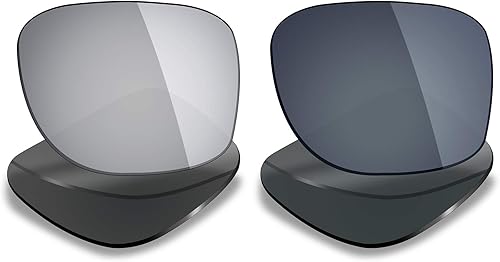 Mryok 2 pares de lentes de repuesto polarizadas para gafas de sol Oakley Holbrook - Opciones, Multi color, talla única